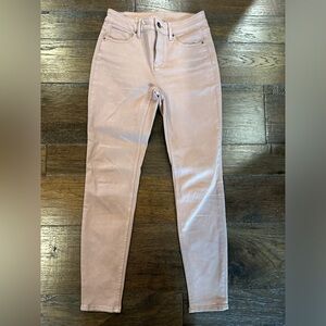 White House Black Market Light Mauve Skinny Ankle Pants- size 0